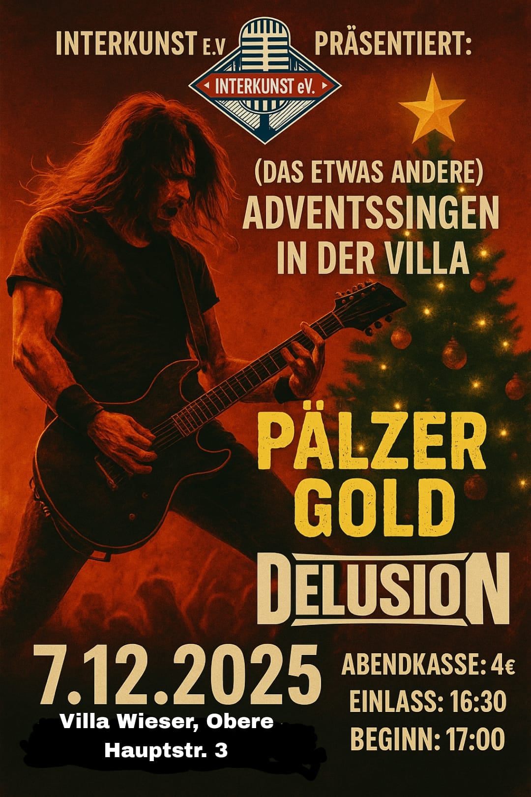Veranstalltungflyer Adventssingen
